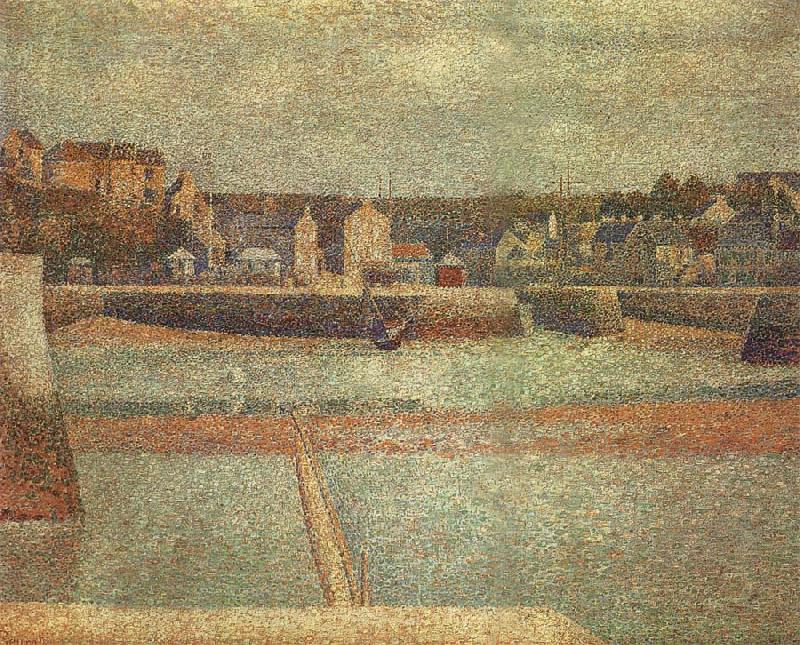 Georges Seurat The Reflux of Port en bessin oil painting picture